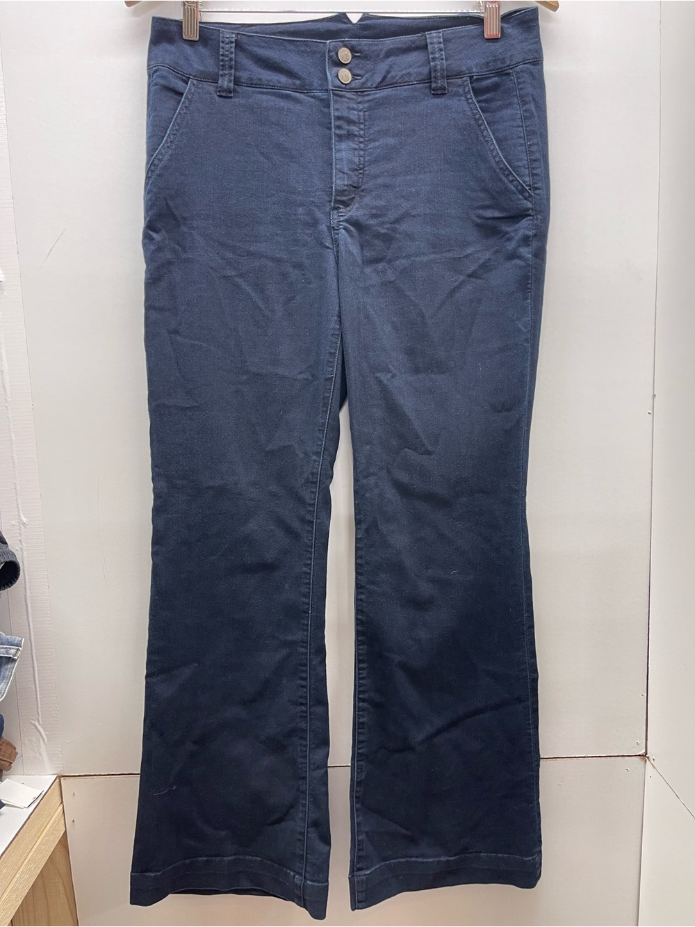Miraclebody Women's Navy Boot Cut Pants - Classic Flare Trousers